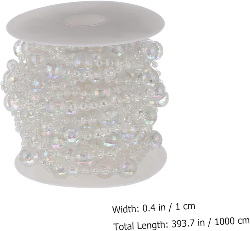 STOBAZA 1 Roll Acrylic Bead String Garland for Wedding Party Festival Decorations - Image 2